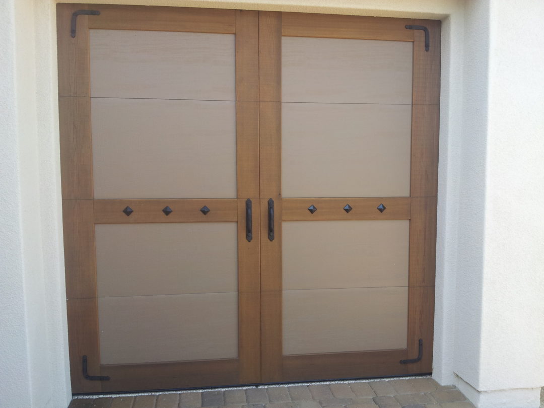 Custom Wood Square Trim Wood Garage Doors Garage Doors And Gates